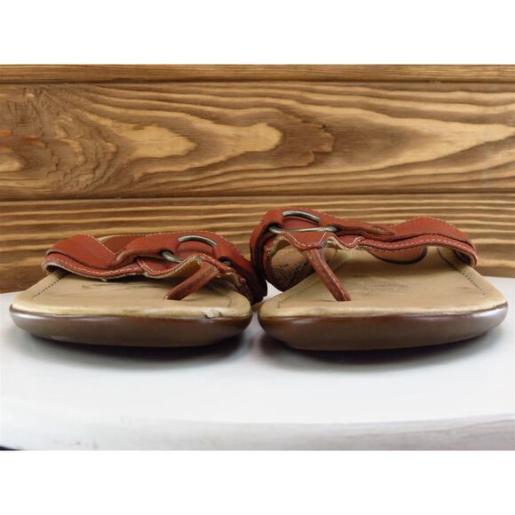 SPERRY Size 8 Sandal‎ Thong Brown Leather Women M - Picture 2 of 10